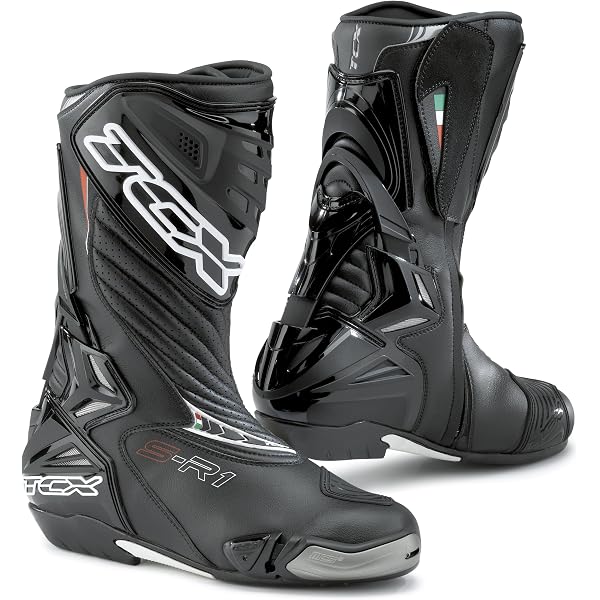 TCX S-SPORTOUR レーシングブーツ ブラック Amazon.co.jp: TCX(ティーシーエックス)バイクブーツ ブラック (サイズ
